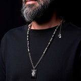 Adam  Petek Leather ostrich skin