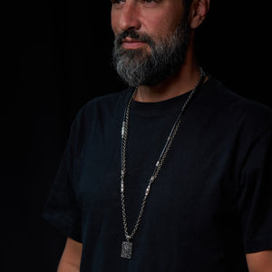 Alef leather Chain