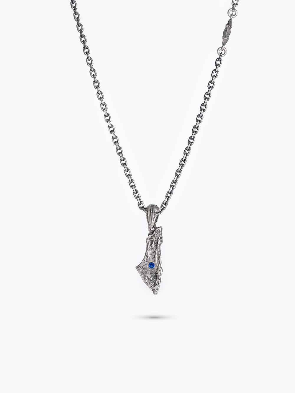 Israel Map Blue Sapphir