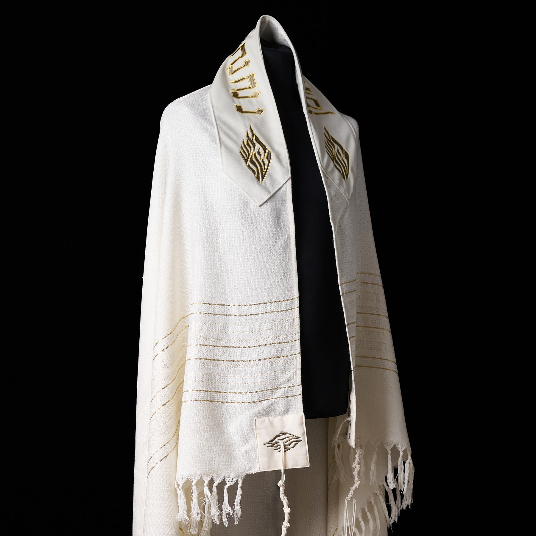 Tallit Nahman prestige Green army & gold