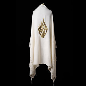 Tallit Nahman prestige Green army & gold