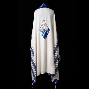 Tallit Nahman prestige blue & grey