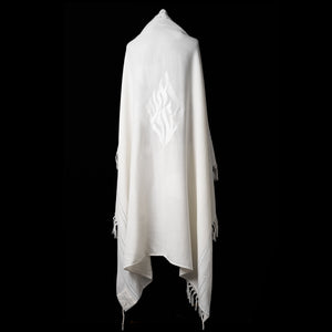 Tallit Nahman Prestige White & Cream