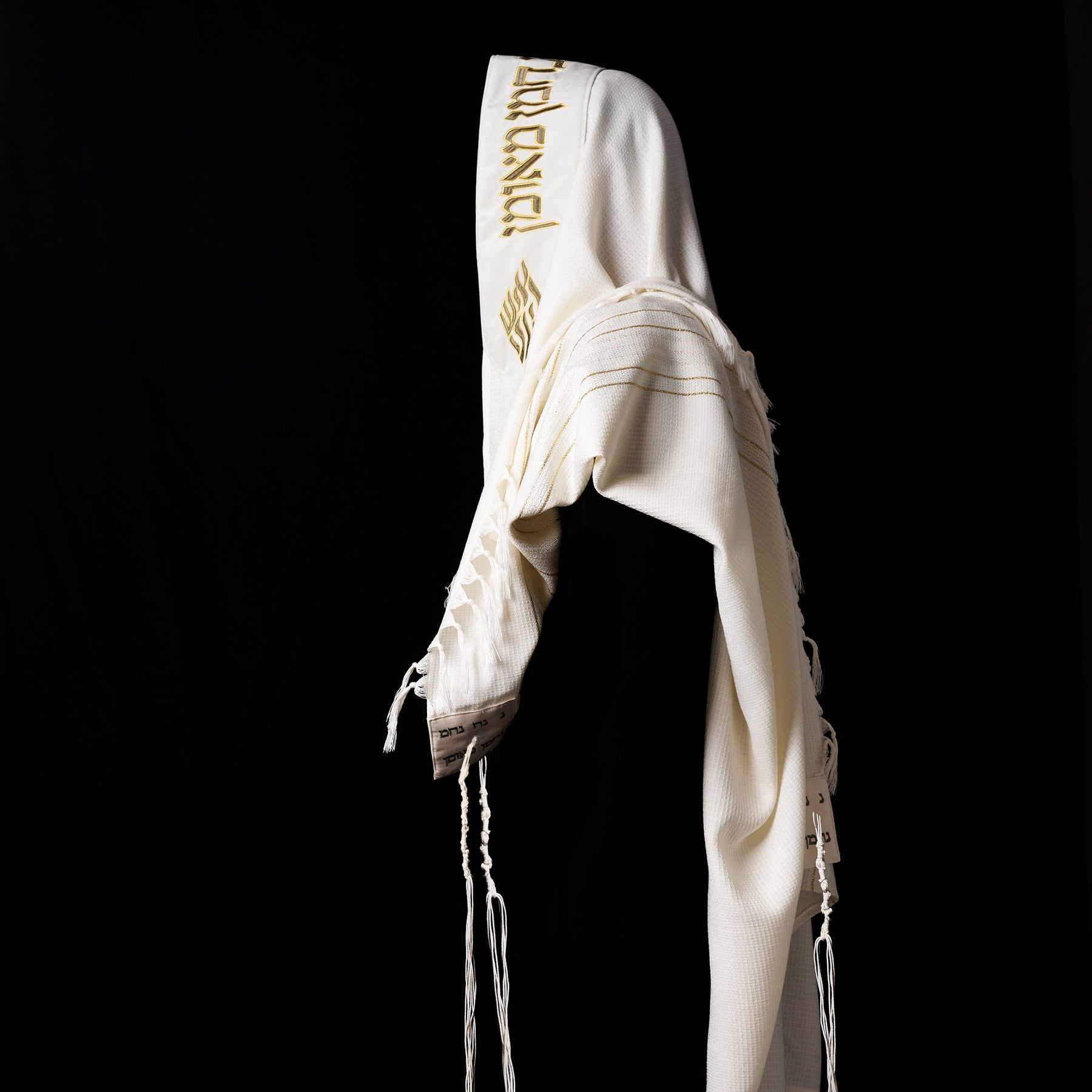 Tallit Nahman prestige Green army & gold