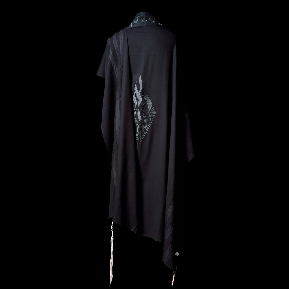 Tallit Nahman Bicolor Black Carbon