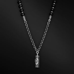 Menashe & Betsalel stones neckless