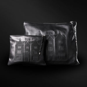 Set Thalit / Tefilines 770 Black Smooth leather