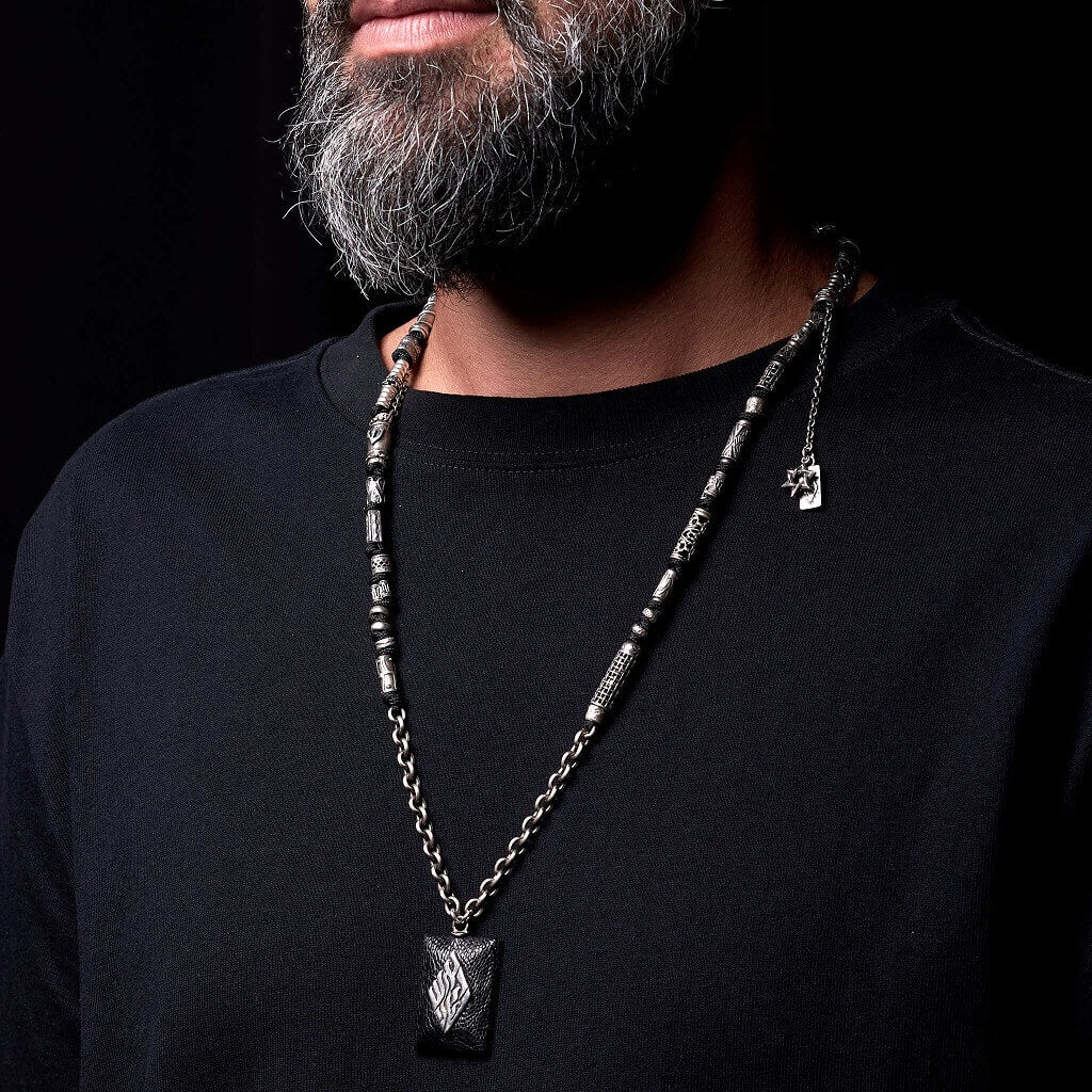 Adam  Petek Leather ostrich skin