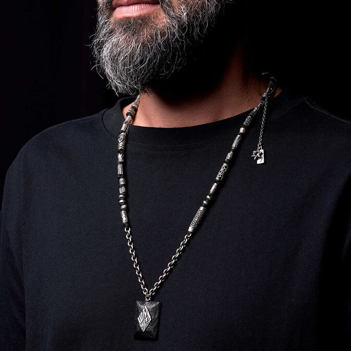 Adam  Petek Leather ostrich skin