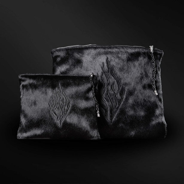 Set Thalit / Tefilines Aesh Sheli Black Cowhide