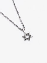 Star of David Necklace - Ilai - Black Diamond