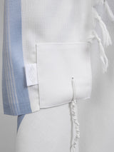 Tallit Am Israel Hai Sky Blue Kameart