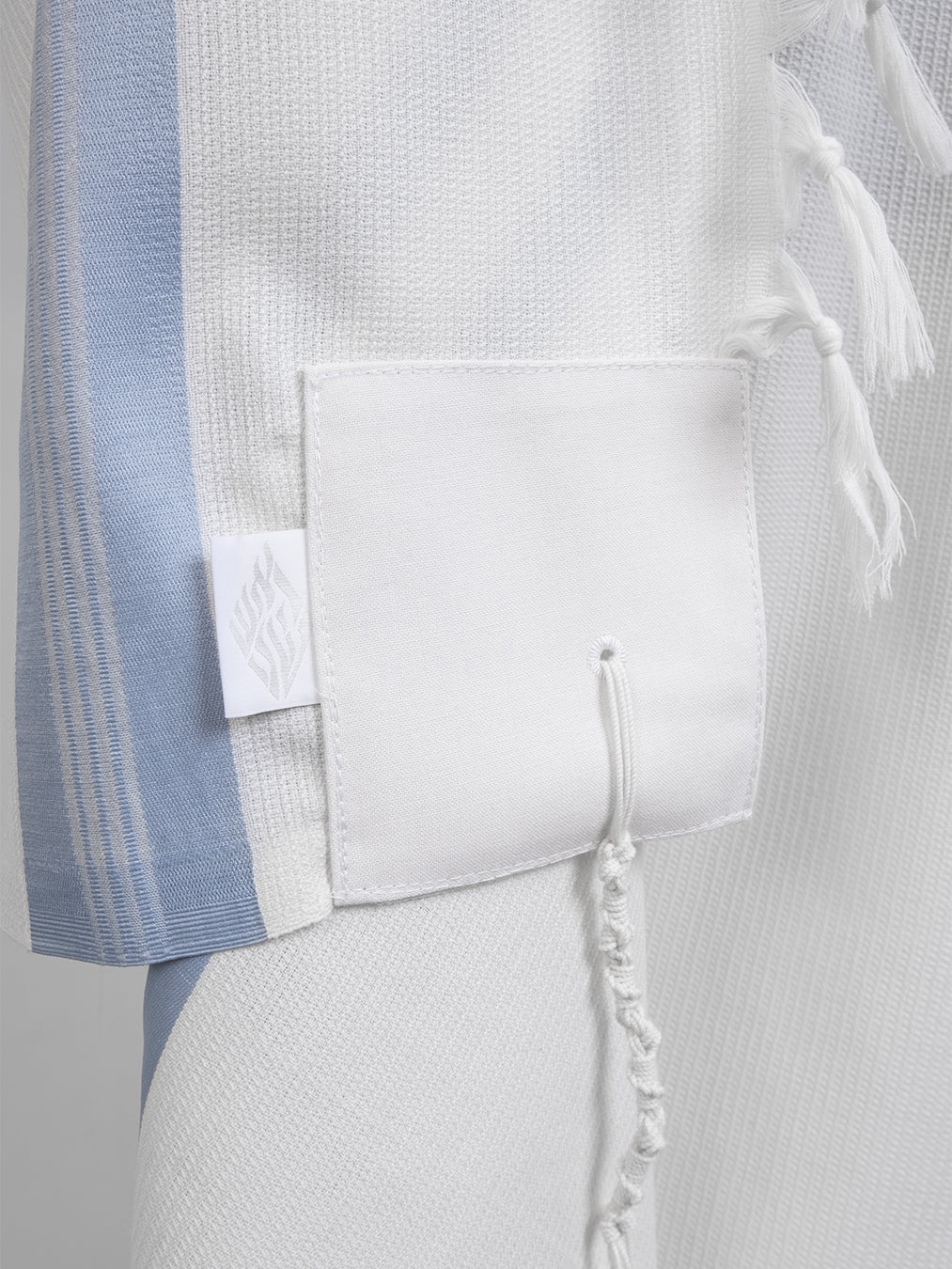 Tallit Am Israel Hai Sky Blue Kameart