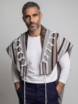 Tallit Yosef in Brown Kameart