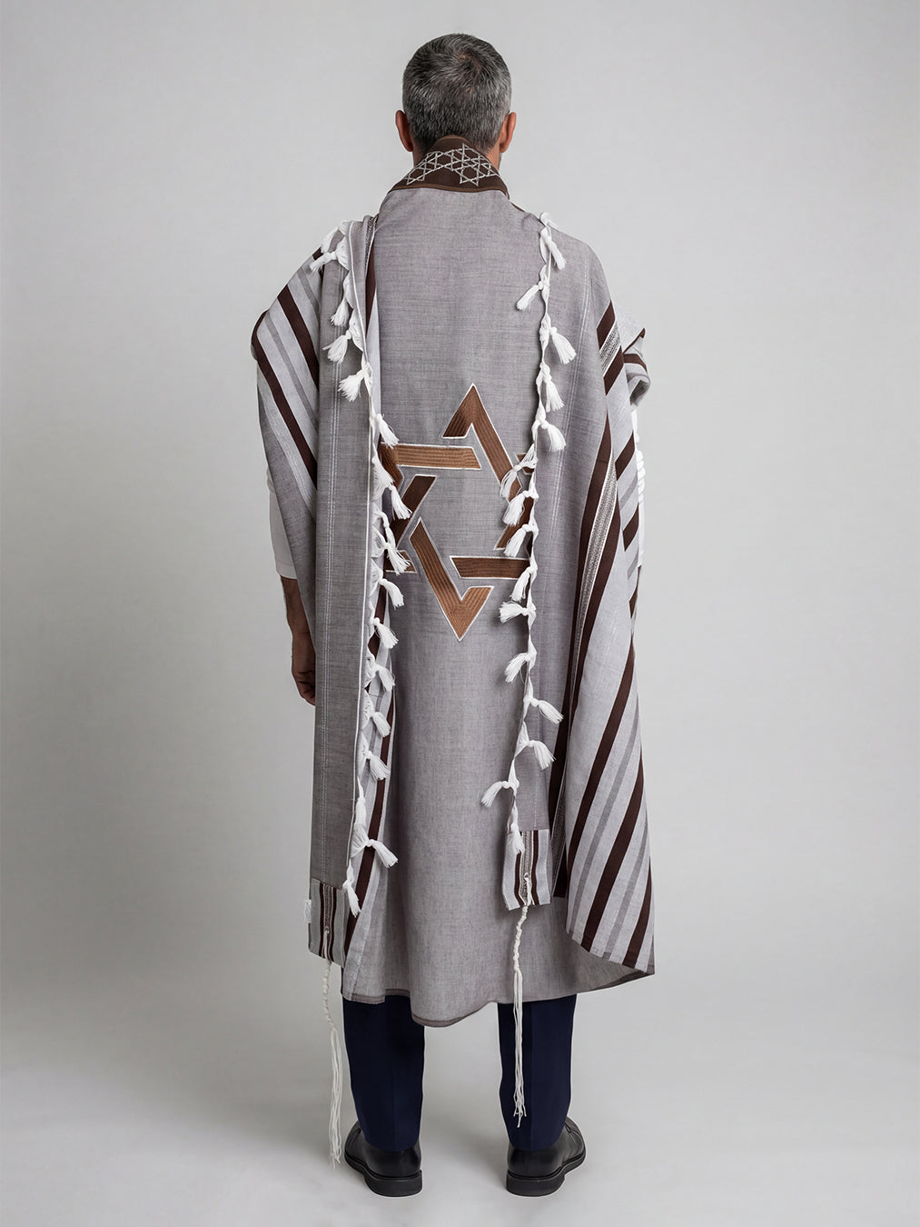 Tallit Yosef in Brown Kameart