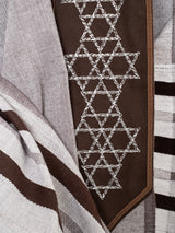 Tallit Yosef in Brown Kameart