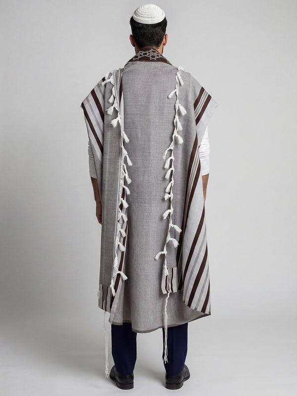 Traditional Tallit Brown Kameart