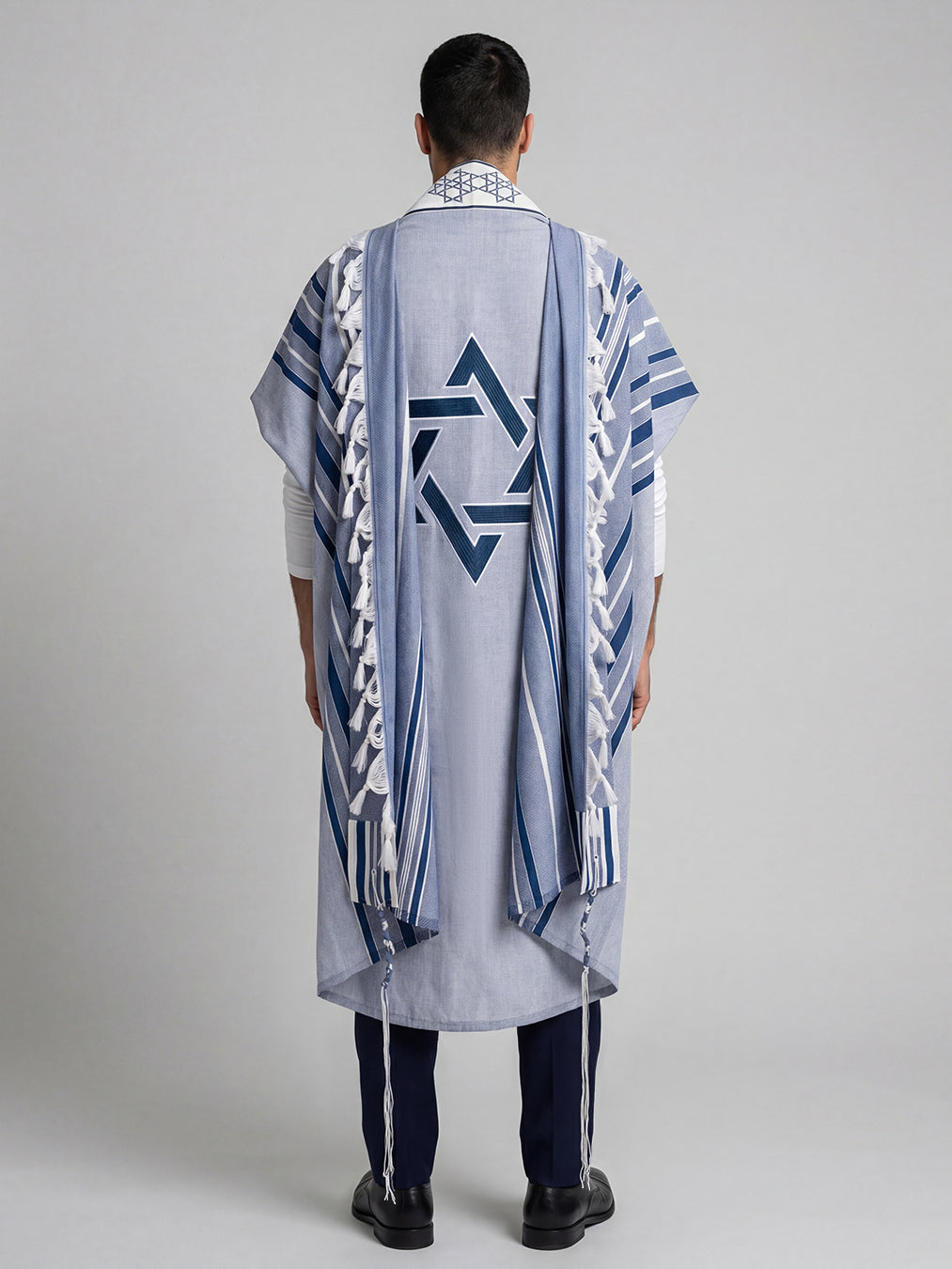 Tallit Yosef in Blue Royal Kameart