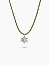 Star of David Cord Necklace - Arie Kameart