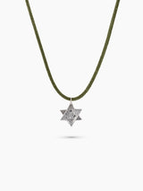 Star of David Cord Necklace - Arie Kameart