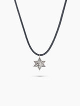 Star of David Cord Necklace - Arie Kameart