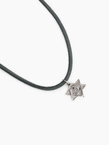 Star of David Cord Necklace - Arie Kameart