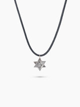 Star of David Cord Necklace - Arie Kameart