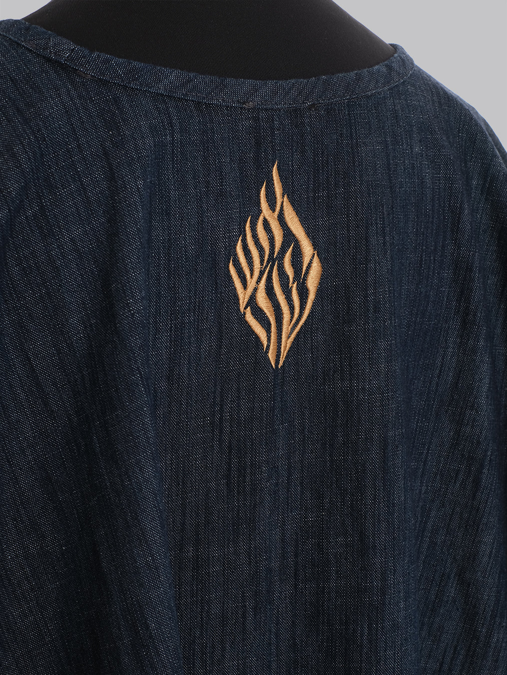 Modern Tallit Katan in Blue Denim