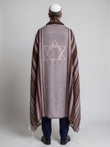 Tallit Star of David Pink
