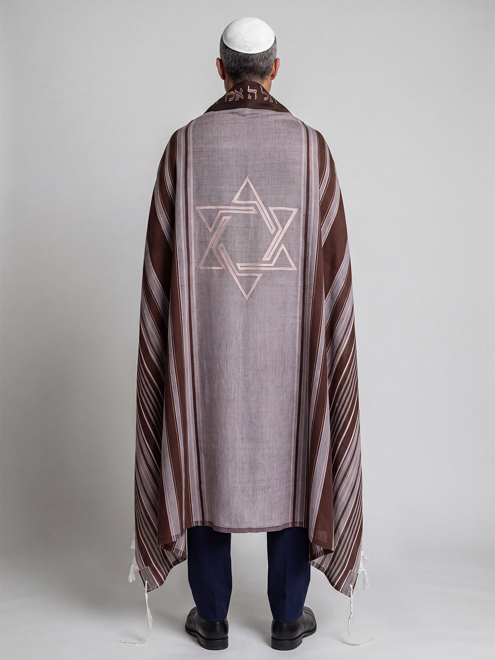 Tallit Star of David Pink