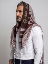 Tallit Star of David Pink