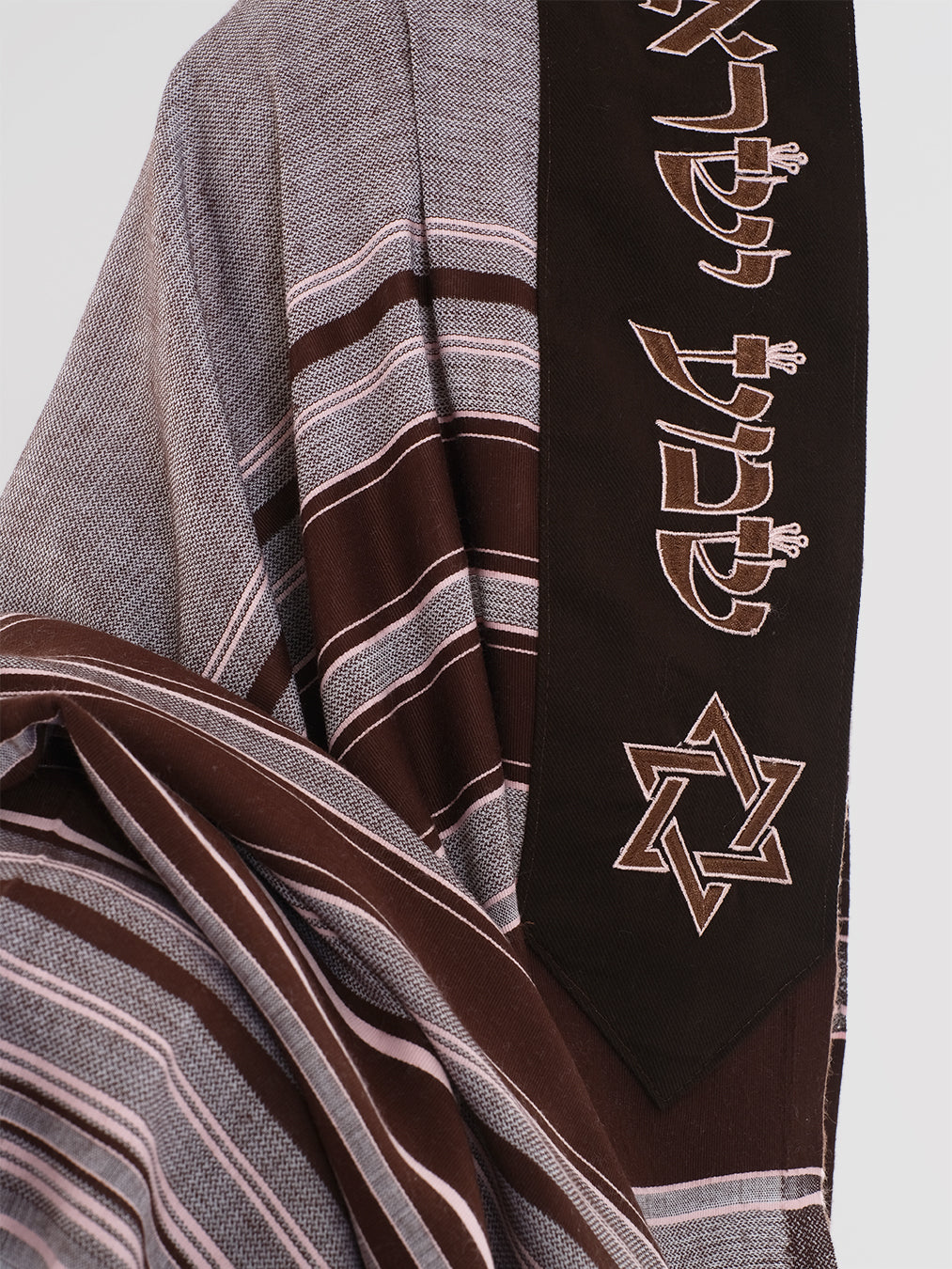 Tallit Star of David Pink