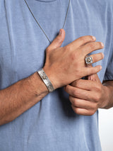 NOAM SILVER Gold and White Diamond