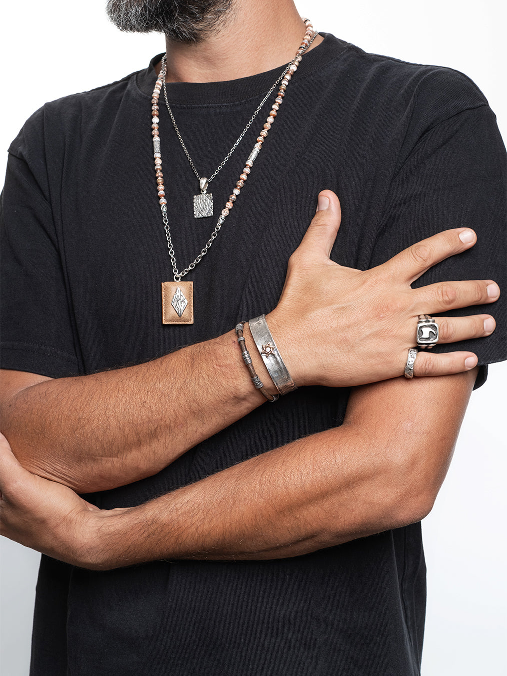 NOAM SILVER Rose Gold and White Diamond