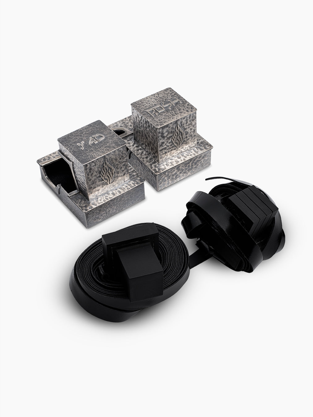 Tefilin Box Brush Silver Kameart