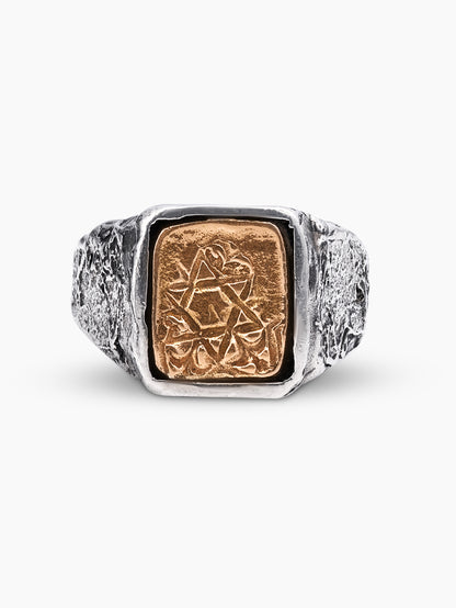 Ring - Samson MALKUT Silver &amp; Rose Gold
