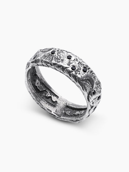 Ring - Itay Silver &amp; Black Diamond