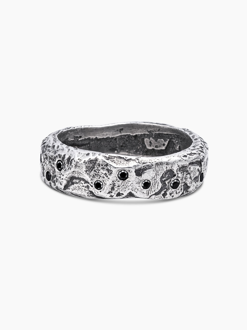 Ring - Itay Silver & Black Diamond Kameart