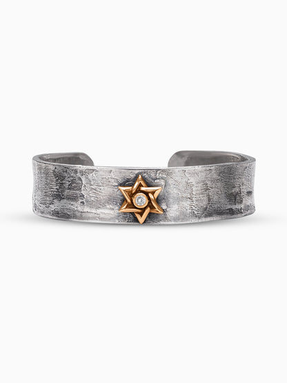 NOAM SILVER Gold and White Diamond