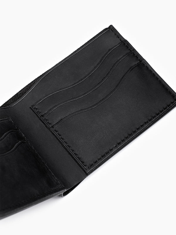 Wallet Black Leather Kameart