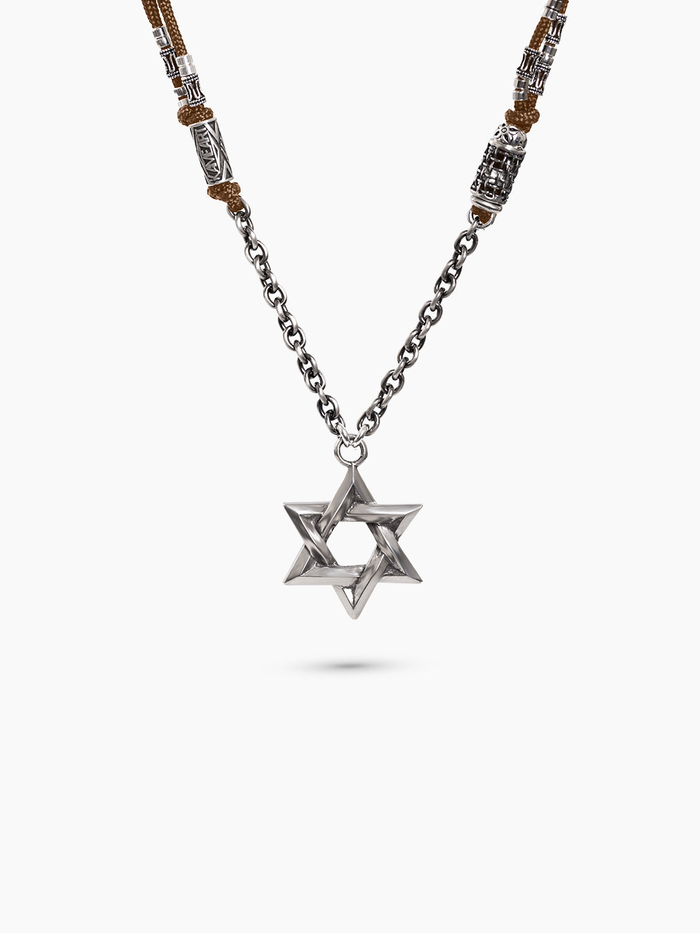 Elie - Star of David Necklace – Cord & Silver