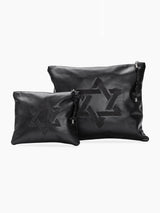 Set Thalit / Tefilines Magen Black Smooth Leather