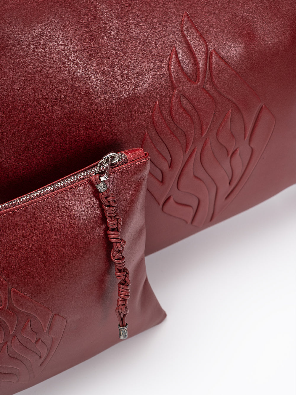 Set Thalit / Tefilines Aesh Sheli Red Smooth leather Embossed