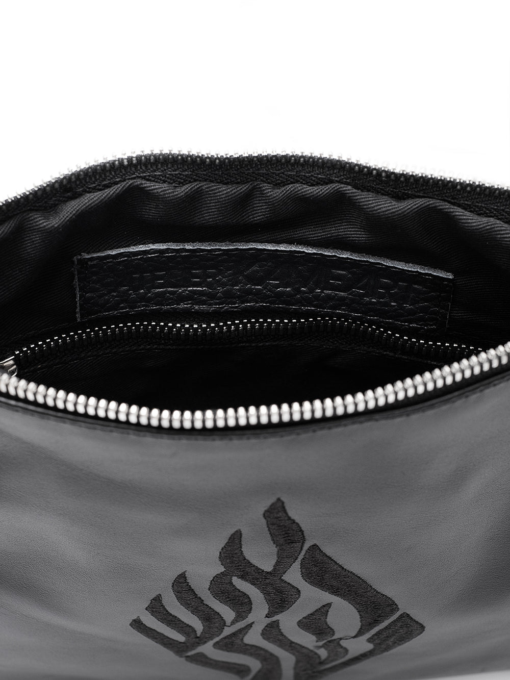 Leather Pouch - Aesh Sheli Black Smooth Leather