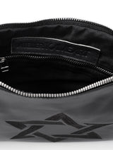 Leather Pouch - Maguen David Black Smooth Leather