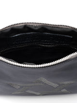 Leather Pouch - Maguen David Gray Smooth Leather