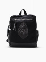 Backpack Shema Israel Black Canva & Leather