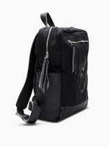Backpack Shema Israel Black Canva & Leather