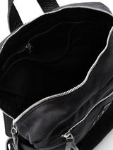Backpack Shema Israel Black Canva & Leather