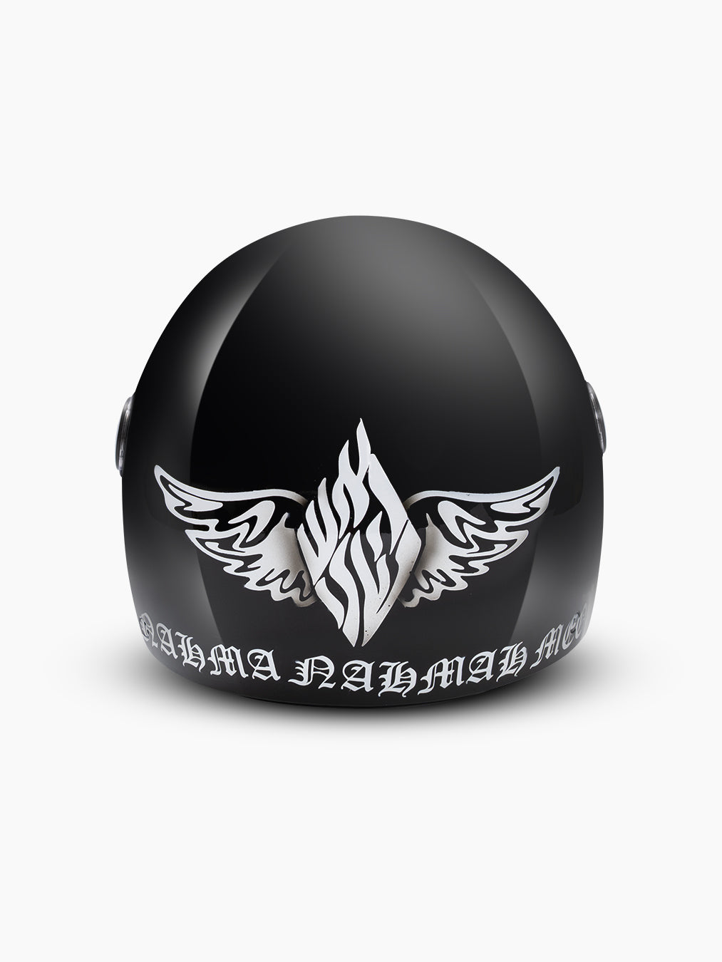 Aesh Sheli Motorcycle Helmet – Black &amp; White